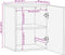 vidaXL - Badkamerwandkast - 38x34x48 - cm - massief - acaciahout