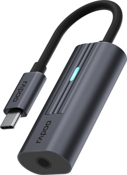 UCA-1002 - USB Type-C - 3.5 mm - Male - Black - 43 mm - 20 mm