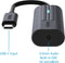 UCA-1002 - USB Type-C - 3.5 mm - Male - Black - 43 mm - 20 mm