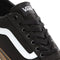 Vans Ward Canvas Heren Sneakers - Black/Gum - Maat 44