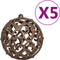 vidaXL - Kunstkerstboom - met - verlichting - kerstballen - dennenappels - 180 - cm
