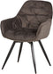 Eetkamerstoel Vince Grijs Velvet | Le chair