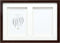 Deknudt Frames multifotolijst - bruin - passe-partout - 2 foto's 10x15