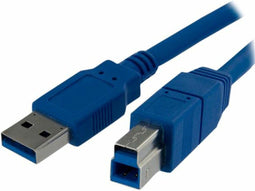 Startech USB3SAB1M - USB 3.0 A-naar-B Kabel - 1 m - Blauw