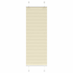 vidaXL - Plissé - rolgordijn - 40x100 - cm - stofbreedte - 39,4 - cm - polyester - crème