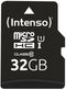 Intenso 3424480 - microSDHC kaart 32 GB Class 10 UHS-I - 90 MB/s overdrachtssnelheid - Waterdicht