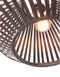 GOOD&MOJO Vloerlamp Merapi - Bamboe Zwart - 57x30x150cm - Modern - Staande lampen voor Woonkamer - Slaapkamer