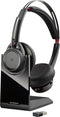 Plantronics Voyager Focus UC - On-Ear Hoofdtelefoon - Draadloos Bluetooth 4.0 - Zwart