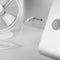 Stadler Form Tim White - Tafelventilator - Stil en Draagbaar - USB - Traploos regelbaar