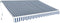 vidaXL - Luifel - handmatig - uittrekbaar - 350 - cm - antraciet