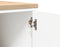 vidaXL - Garagekast - 60x51x85 - cm - massief - grenenhout - wit