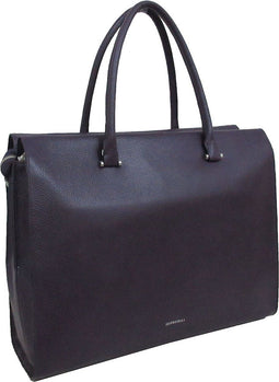 Gigi Fratelli Dames Leren Laptoptas 17 inch Romance Business ROM8017 Dark Violet