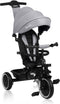 Lionelo Berry - Driewieler 2in1 - 360° draaibare stoel - Tot 25kg - Verstelbare duwstang - Zon- & regenkap - Grijs