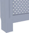vidaXL Radiatorombouw 152x19x81 cm MDF antraciet
