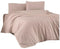 Dekbedovertrek set - 3 Onderdelen - 100% Katoen - Bruin (3 stuks)