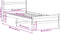vidaXL - Bedframe - zonder - matras - massief - grenenhout - 90x200 - cm