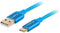 Lanberg CA-USBO-22CU-0005-BL - USB A naar USB C Kabel - Quick Charge 3.0 - Blauw