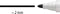 STAEDTLER Lumocolor whiteboard marker 351 met ronde punt - Zwart