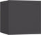 vidaXL - Tv-wandmeubel - 30,5x30x30 - cm - grijs