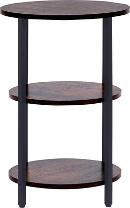 TOLAR - Bijzettafel - Zwart - Vezelplaat