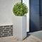 vidaXL - Plantenbak - driehoek - 50x43x75 - cm - gegalvaniseerd - staal