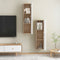 vidaXL - Tv-meubels - 2 - st - 30,5x30x110 - cm - bewerkt - hout - wit - sonoma - eiken