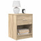vidaXL - Nachtkastje - met - lade - 40x34x50 - cm - sonoma - eikenkleurig
