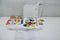 Small Foot - Baby Walker - Olifant met opbergruimte en remsysteem - Multi kleuren