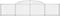 vidaXL - Schanskorven - 11 - st - gewelfd - 300x30x60/80 - cm - gegalvaniseerd - ijzer