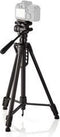 Nedis TPOD4200BK - Tripod - 3 secties uitschuifbare poten 27 mm - Aluminium