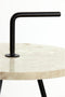 Light & Living Bijzettafel Jobito - Wit - Ø42cm - Modern