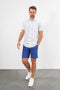 Cappuccino Italia Chino Short - Heren Shorts - Katoen Elastaan - Blauw - Maat XL