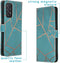 iMoshion Hoesje Geschikt voor Samsung Galaxy A72 Hoesje Met Pasjeshouder - iMoshion Design Softcase Bookcase - Meerkleurig / Blue Graphic
