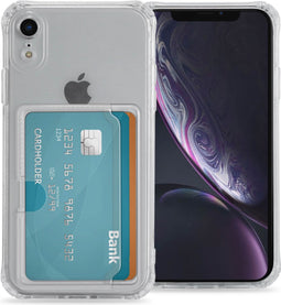 iMoshion Hoesje Geschikt voor iPhone Xr Hoesje Met Pasjeshouder - iMoshion Softcase Backcover met pashouder 3.0 - Transparant