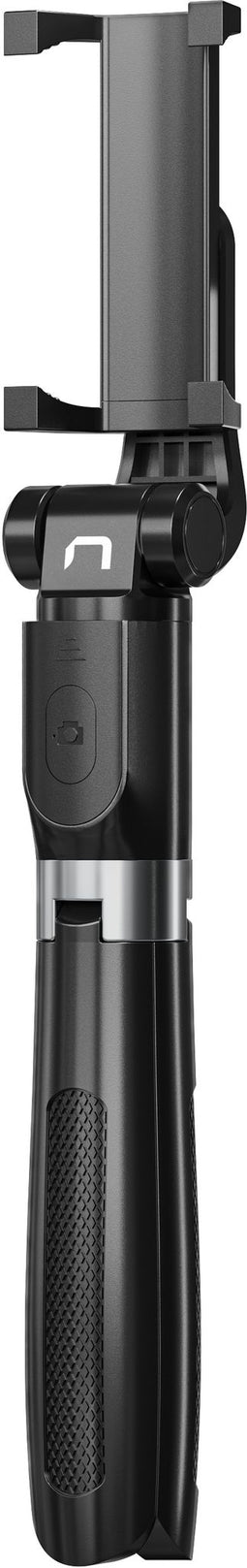 Natec Alvito - Selfiestick met statief - Bluetooth afstandsbediening - Zwart