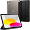 Apple iPad Air 5 10.9 (2022) Hoes - Spigen - Liquid Air Serie - Kunstlederen Bookcase - Zwart - Hoes Geschikt Voor Apple iPad Air 5 10.9 (2022)