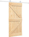 vidaXL - Schuifdeur - met - beslag - 90x210 - cm - massief - grenenhout
