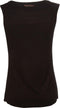 Papillon Singlet Fitness Shirt Dames Zwart Maat M