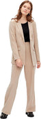 Pieces PCBOSSY LS LOOSE BLAZER NOOS - Dames Blazer - Loose Fit - Beige