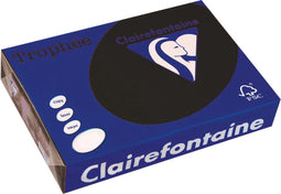 Clairefontaine Trophée Pastel, gekleurd papier, A4, 160 g, 250 vel, zwart
