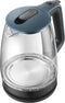 Herzberg HG-5054 Waterkoker met glas 1.7L Blauw