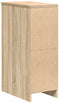 vidaXL - Garagekast - 30x51x85 - cm - massief - grenenhout - sonoma - eikenkleurig