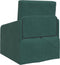 vidaXL - Vloersofa - Bed - 2-in-1 - Donkergroen - 65x80x83 - cm - Velvet