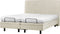 Verstelbaar bed Stof DUKE II 180 x 200 cm Beige