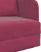 vidaXL - 2-in-1 - Sofa - Bed - Wijnrood - 65x80x83 - cm - Velvet