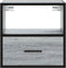 vidaXL - Nachtkastjes - 2st - wandgemonteerd - 40x31x39,5cm - grijs - sonoma - eiken