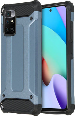 iMoshion Hoesje Geschikt voor Xiaomi Redmi 10 Hoesje - iMoshion Rugged Xtreme Backcover - Blauw