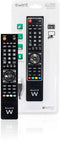 Ewent EW1570 - Universele afstandsbediening - Compatibel met TV DVB-C/DVB-T/SAT/DVD/VCR/Blu-ray/Hi-Fi - Zwart