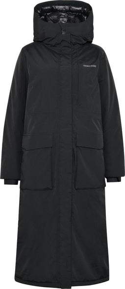 Didriksons LEYA WNS PARKA L 4 - Dames Outdoorjas - Maat 40 - Zwart