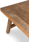 DTP Home Dining table Monastery rectangular,78x250x100 cm, 8 cm top with envelope, recycled teakwood